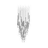 Symphony Orchestra Curated Mouth-Blown Frosted G – full fixture elevation view #1