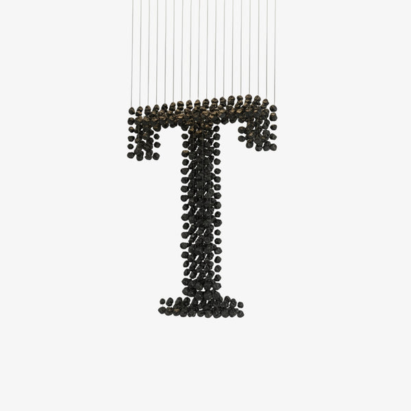 Charcoal Chandeliers T Curated Iron & Glass Chan