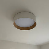 Artisan Material Ceiling Lamp View 7 | Taaks Metal & Wood Ceiling Light | Designer Minimalist Flush Mount | JINSHE | JINSHE