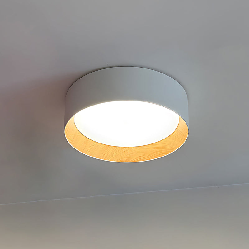 Artisan Material Ceiling Lamp View 5 | Taaks Metal & Wood Ceiling Light | Designer Minimalist Flush Mount | JINSHE | JINSHE