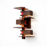 Black Walnut Wall Lamp View 12 | Taliesin Wall Sconce | Handcrafted Walnut Wood Wabi-Sabi Wall Lamp | JINSHE | JINSHE