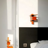 Black Walnut Wall Lamp View 6 | Taliesin Wall Sconce | Handcrafted Walnut Wood Wabi-Sabi Wall Lamp | JINSHE | JINSHE
