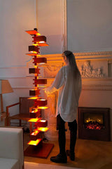 Premium Steel Floor Lamp View 5 | Taliesin Wooden Floor Lamp | Premium  | JINSHE | JINSHE