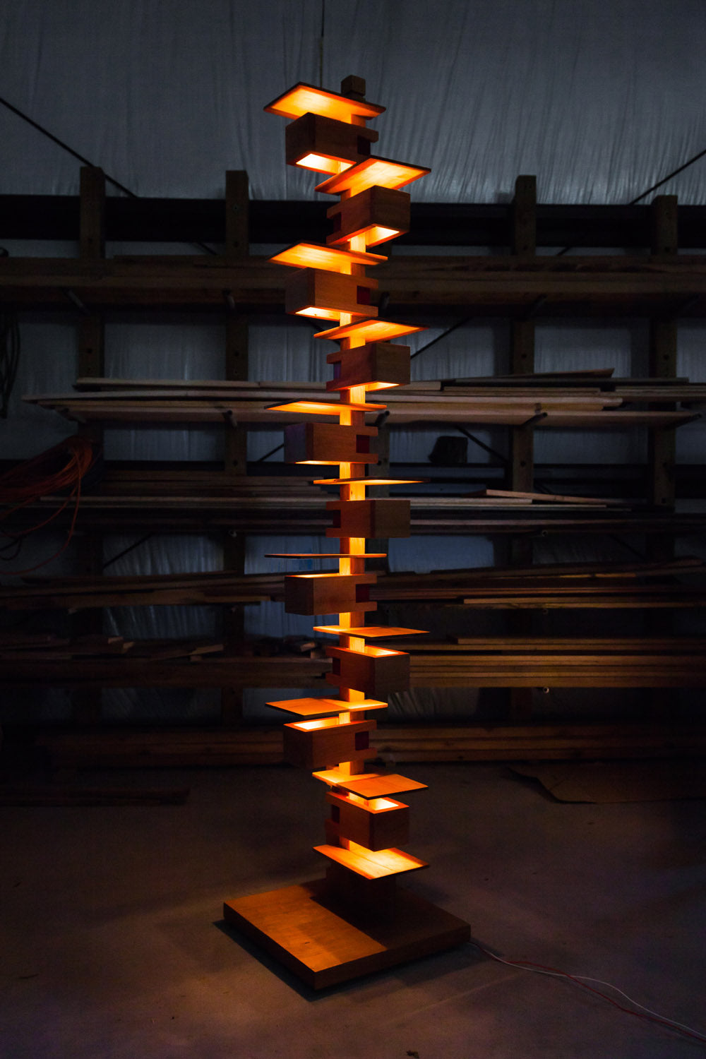 Premium Steel Floor Lamp View 3 | Taliesin Wooden Floor Lamp | Premium  | JINSHE | JINSHE