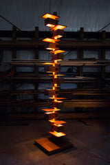 Premium Steel Floor Lamp View 3 | Taliesin Wooden Floor Lamp | Premium  | JINSHE | JINSHE