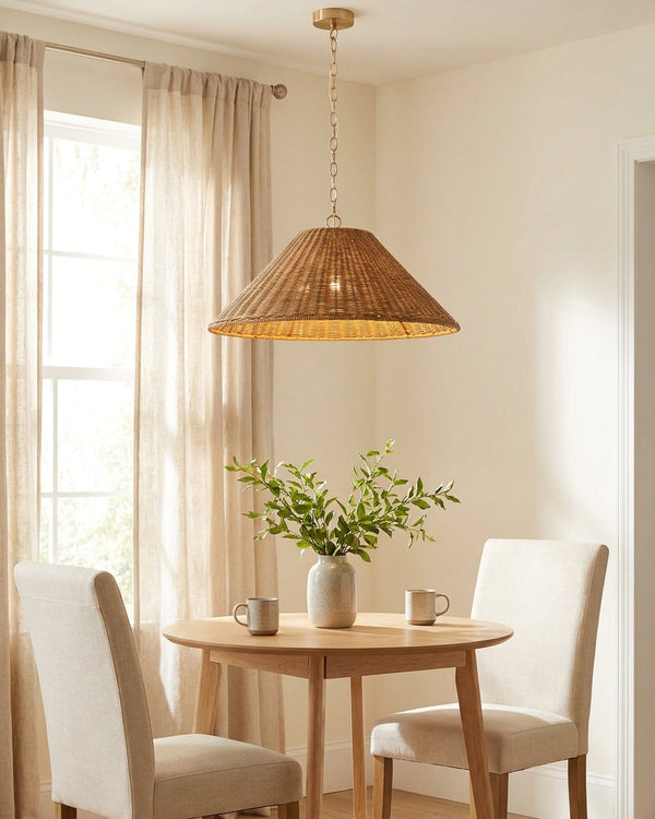 Talora Curated Woven Rattan Pendant Light