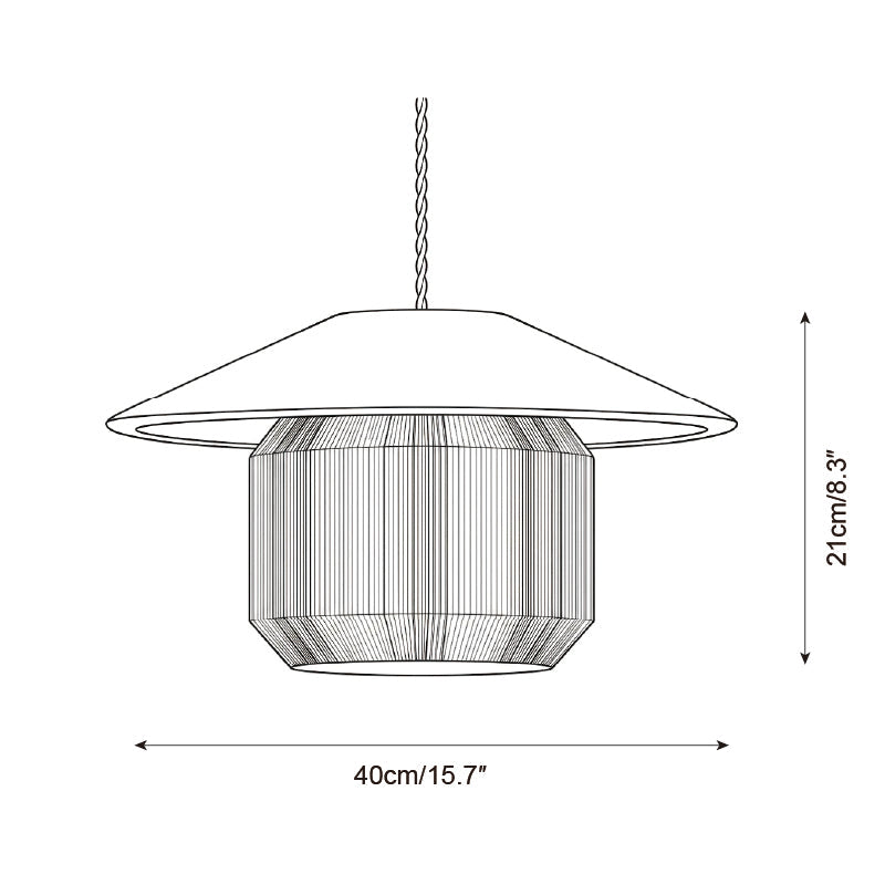 Tansora Curated Iron & Glass Pendant Light – illuminated warm ambiance setting