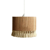 Tasmira Tassel Curated Finished Iron Pendant Lig – Dia 60cm x H 38cm  ∅ 23.6 x H 14.9 finish configuration