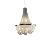 Tassel Aluminum Chain Curated Brushed Nickel Iro – architectural ceiling profile #1