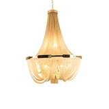 Tassel Aluminum Chain Curated Brushed Nickel Iro – structural canopy joint detail #1