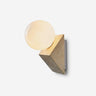 Tavellis Curated Yellow Travertine Wall Sconce