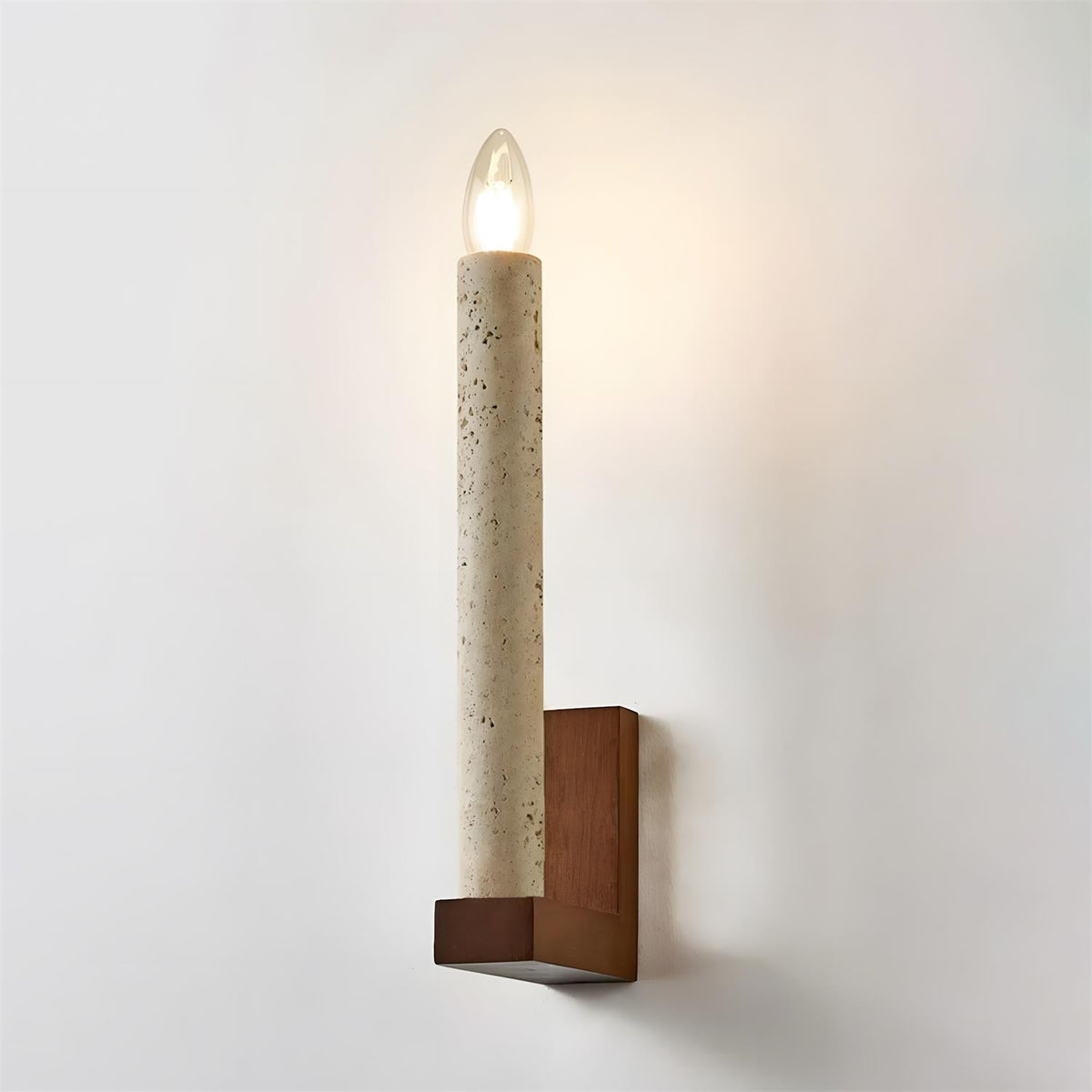 Modern Tavero Wall Sconce – Handcrafted Material Texture and Detail View
