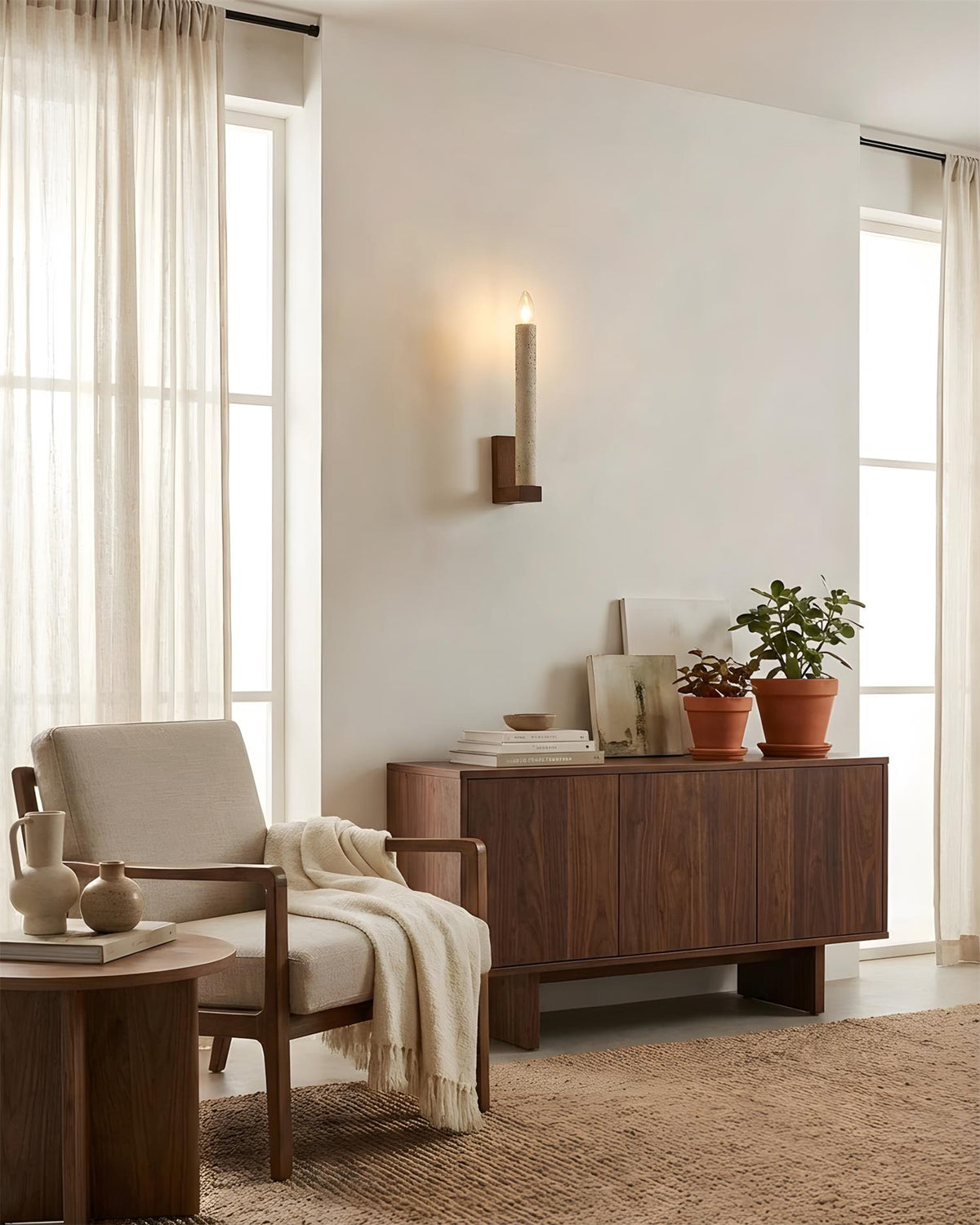 Modern Tavero Wall Sconce – Ambient Illumination in Luxury Interior Setting View 8