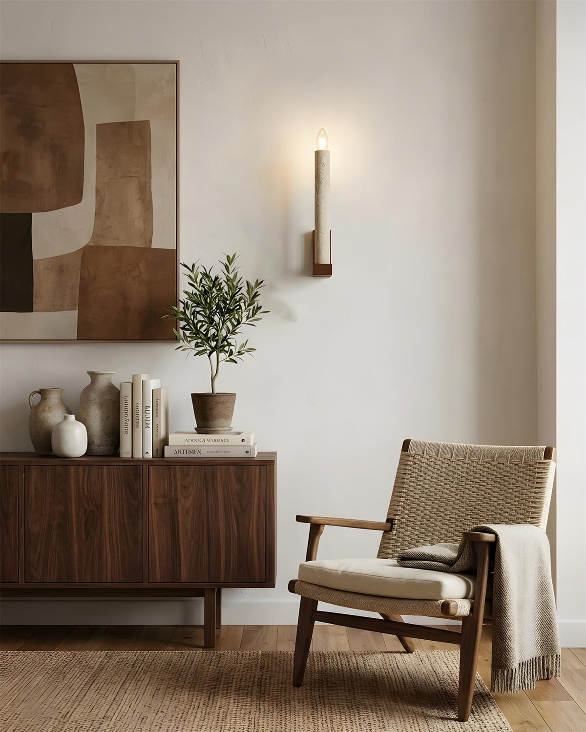 Modern Tavero Wall Sconce – Ambient Illumination in Luxury Interior Setting View 9