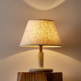 Tavien Curated Yellow Travertine Table Lamp – Dia 30cm x H 35cm ∅ 11.8 x H 13.8 finish configuration #1 #2 #3 #4