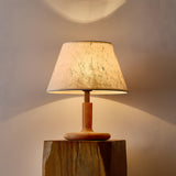 Tavien Curated Yellow Travertine Table Lamp – Dia 30cm x H 35cm ∅ 11.8 x H 13.8 finish configuration #1 #2