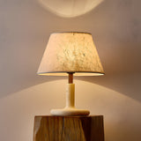 Tavien Curated Yellow Travertine Table Lamp – Dia 30cm x H 35cm ∅ 11.8 x H 13.8 finish configuration