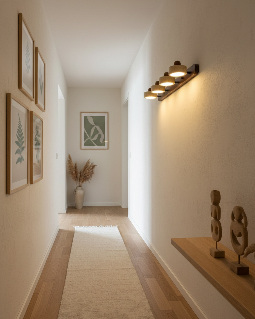 Tavros Travertine Curated Yellow Travertine Wall – full fixture elevation view