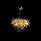Teardrop Crystal Curated Mouth-Blown Frosted Gla – architectural ceiling profile #1