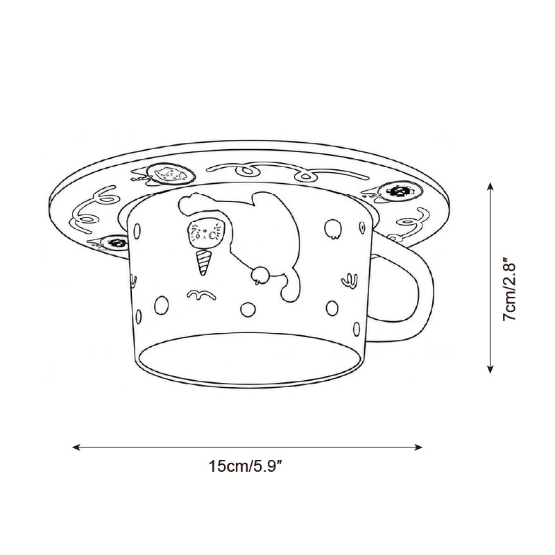 Teddora Mug Curated Hand-Thrown Ceramic Flush Mo – illuminated warm ambiance setting