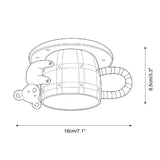 Teddora Mug Curated Hand-Thrown Ceramic Flush Mo – architectural ceiling profile
