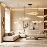 Mulberry Silk Pendant Light View 11 | Designer Wabi-Sabi Mulberry Silk Combination Chandelier | Multi-Light Silk Cluster | JINSHE | JINSHE