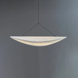 Mulberry Silk Pendant Light View 17 | Designer Wabi-Sabi Mulberry Silk Pendant Light | Luxury Silk Shade Chandelier | JINSHE | JINSHE