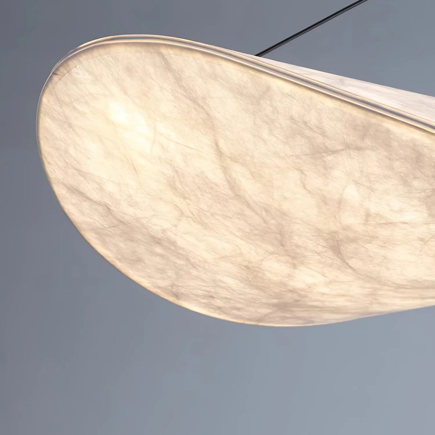 Mulberry Silk Pendant Light View 19 | Designer Wabi-Sabi Mulberry Silk Pendant Light | Luxury Silk Shade Chandelier | JINSHE | JINSHE