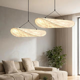 Mulberry Silk Pendant Light View 10 | Designer Wabi-Sabi Mulberry Silk Pendant Light | Luxury Silk Shade Chandelier | JINSHE | JINSHE