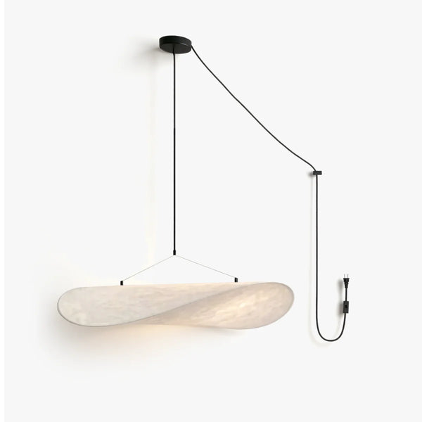Tense Washi Paper Swag Pendant Light