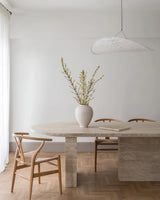 Silk Pendant Light View 13 | Designer Wabi-Sabi Silk Swag Pendant Light | Plug-In Silk Shade Chandelier | JINSHE | JINSHE