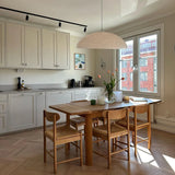 Silk Pendant Light View 9 | Designer Wabi-Sabi Silk Swag Pendant Light | Plug-In Silk Shade Chandelier | JINSHE | JINSHE