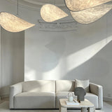 Silk Pendant Light View 12 | Designer Wabi-Sabi Silk Swag Pendant Light | Plug-In Silk Shade Chandelier | JINSHE | JINSHE