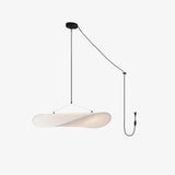 Silk Pendant Light View 17 | Designer Wabi-Sabi Silk Swag Pendant Light | Plug-In Silk Shade Chandelier | JINSHE | JINSHE