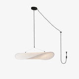 Silk Pendant Light View 19 | Designer Wabi-Sabi Silk Swag Pendant Light | Plug-In Silk Shade Chandelier | JINSHE | JINSHE