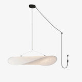 Silk Pendant Light View 21 | Designer Wabi-Sabi Silk Swag Pendant Light | Plug-In Silk Shade Chandelier | JINSHE | JINSHE