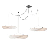 Silk Pendant Light View 15 | Designer Wabi-Sabi Silk Combination Chandelier | Multi-Light Pendant Cluster | JINSHE | JINSHE