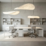 JINSHE Tense Silk Cluster Pendant Light - Detail of the wabi-sabi asymmetric design.