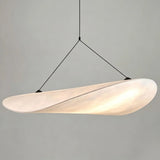 JINSHE Tense Silk Cluster Pendant Light - Full view showcasing adjustable hanging height in a modern entryway.