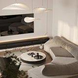 Silk Pendant Light View 9 | Designer Wabi-Sabi Silk Pendant Light | Organic Silk Shade Chandelier | JINSHE | JINSHE