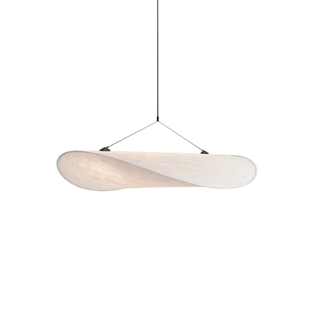 Silk Pendant Light View 19 | Designer Wabi-Sabi Silk Pendant Light | Organic Silk Shade Chandelier | JINSHE | JINSHE
