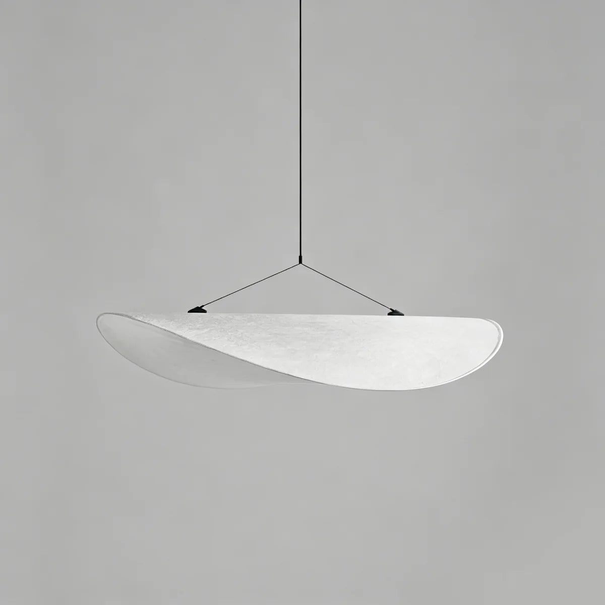 Silk Pendant Light View 16 | Designer Wabi-Sabi Silk Pendant Light | Organic Silk Shade Chandelier | JINSHE | JINSHE