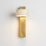 Tersus Alabaster Curated Alabaster Wall Sconce – W 10 cm × H 23 cm  W 3.9 × H 9 finish configuration