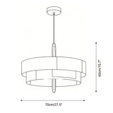 Tesselle Curated Iron & Glass Pendant Light – illuminated warm ambiance setting