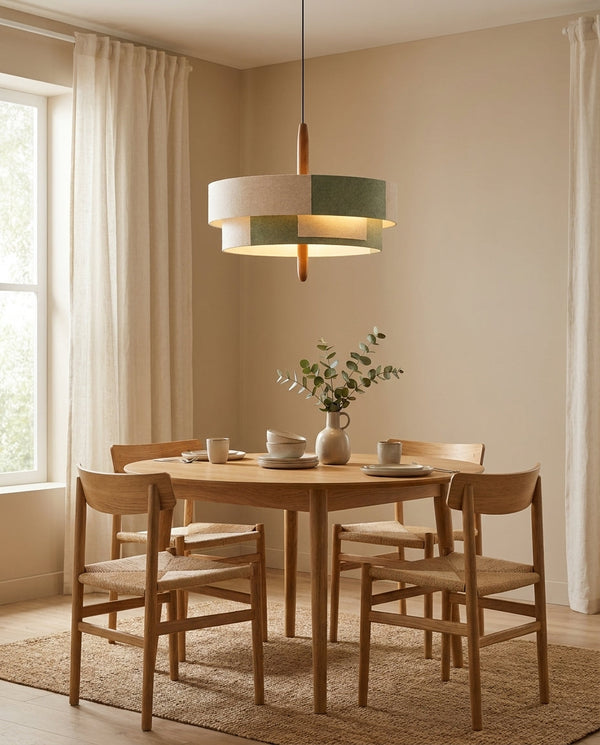 Tesselle Curated Iron & Glass Pendant Light