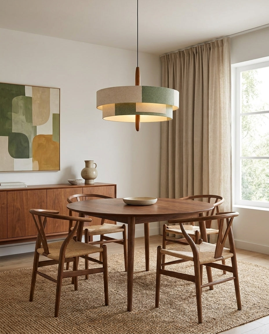 Tesselle Curated Iron & Glass Pendant Light – handcrafted surface texture