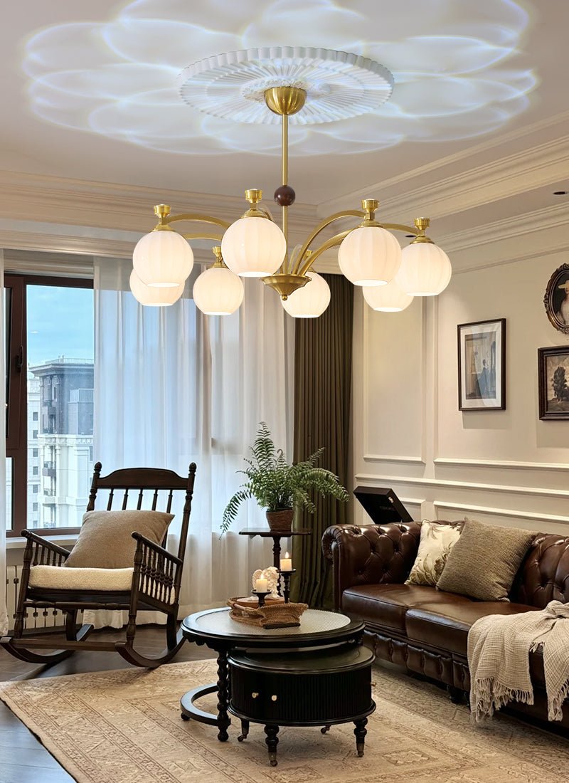 Modern Solmere Chandelier – Ambient Illumination in Luxury Interior Setting View 11