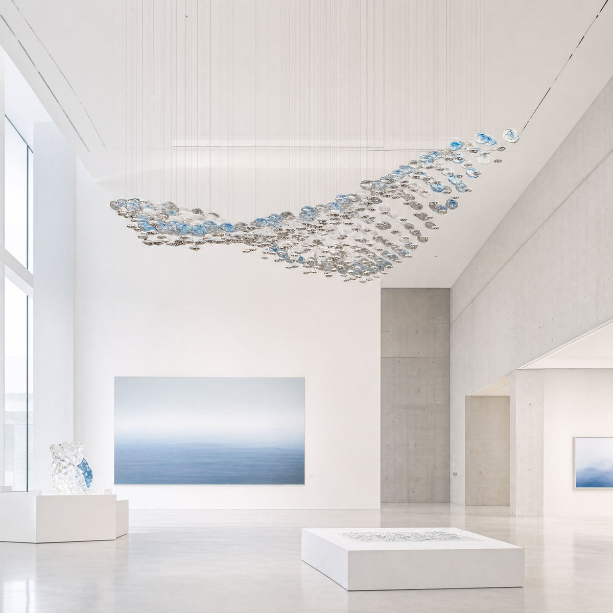 The Flying Surge Led Chandelier – Ambient Illumination in Luxury Interior Setting View 3