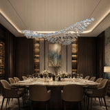 The Flying Surge Led Chandelier – Ambient Illumination in Luxury Interior Setting View 9