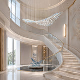 The Flying Surge Led Chandelier – Ambient Illumination in Luxury Interior Setting View 10